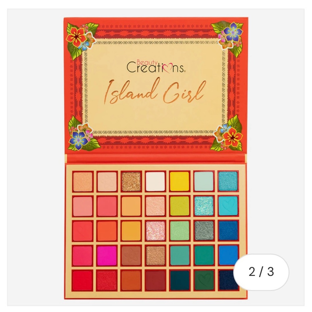 Beauty Creations Red and Pink Eyeshadow Palette Vibrant Colors